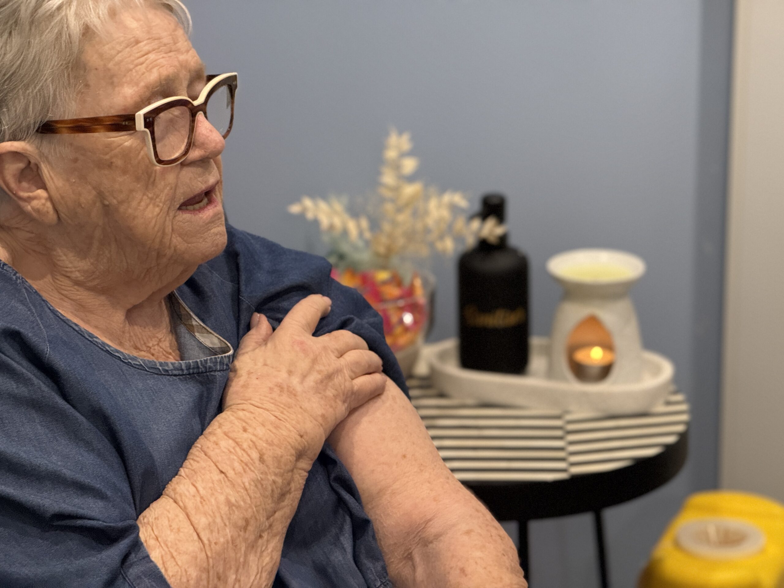 flu vaccination Coorparoo 2026 — patient relaxed after flu jab at Coorparoo Marketplace Pharmacy